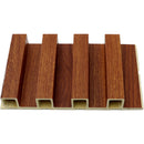 Lámina acanalada decorativa  WPC varnish wood 24x160x2900 mm