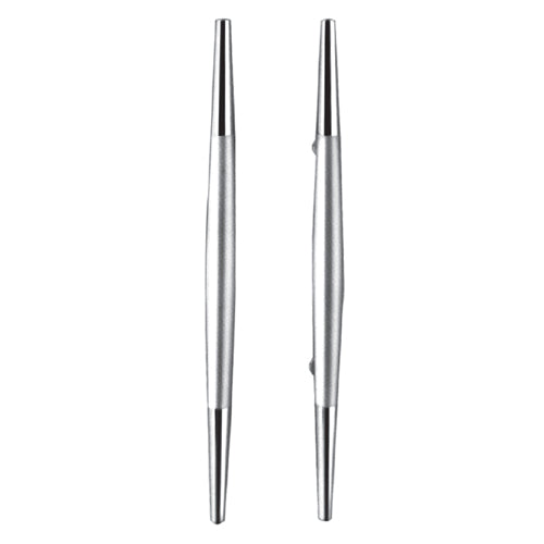 Tirador conico satinado.