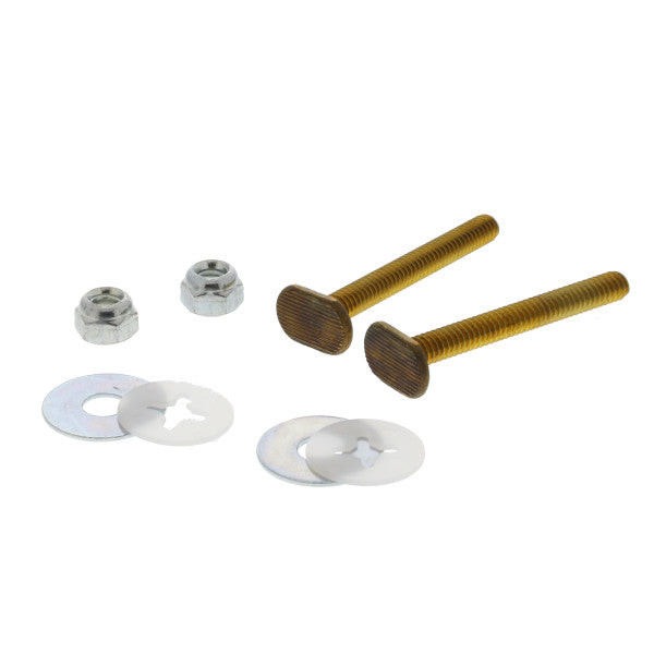 Juego de 2 pernos para acople de inodoro de 1/4" x 2-1/4"