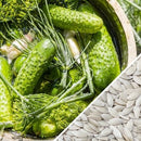 Semillas de pepinillos organicos (100% Heirloom / No híbrido / No GMO). 10 semillas aproximadamente.