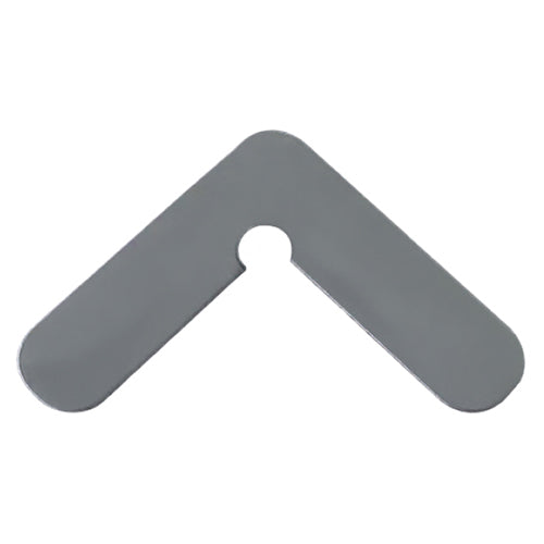 Escuadra de aleneacion chica para hoja de serie abatible de 45 mm. Acero Inoxdable AISI 304.