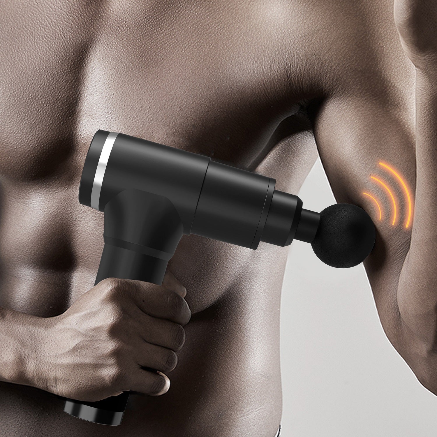 Pistola fascia masajeador portátil 6 velocidades, 21*17*6cm, 7.4V, 2000mAh