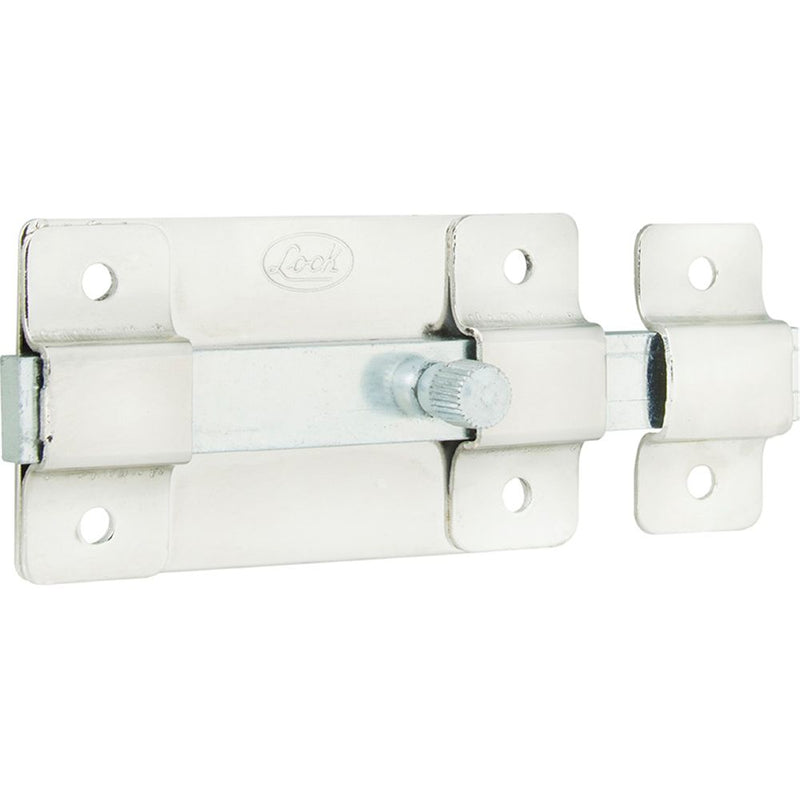 Picaporte pasador de sobreponer 5 cm níquel satinado Lock