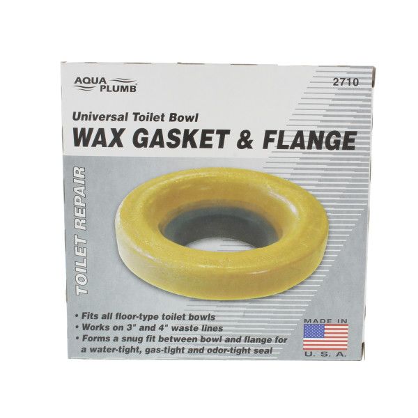 Aro de cera con brida para inodoro