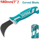 Navaja curva de acero inoxidable, 180mm