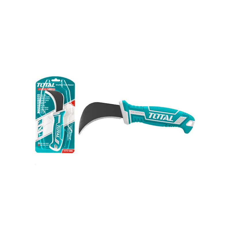 Navaja curva de acero inoxidable, 180mm