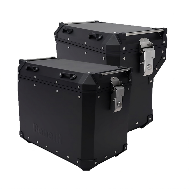 Maletas EVO Laterales de 42L y 36L Benelli para TRK502X Color Negro