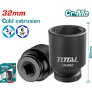 Dados sockets impacto 3/4" 32mm. Material CrMo