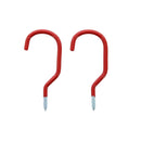 (Par) Ganchos de soporte de 6" x 2-3/4" para bicicletas