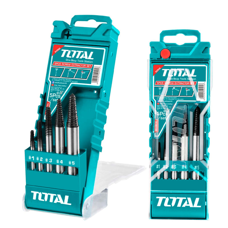 Extractores de tornillos de  Crv, Hardness:48~52HRC 5pzas