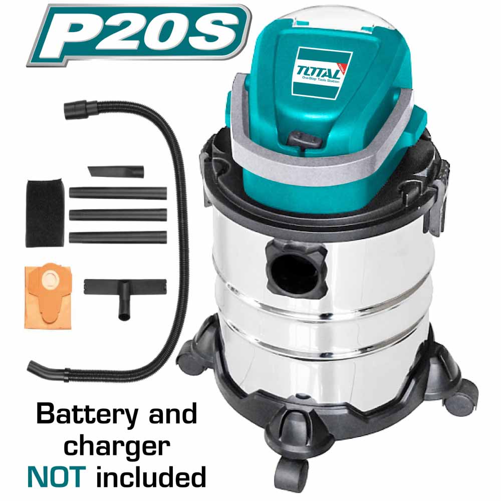 Aspiradora de Limpieza 20 L Lithium-Ion de Bateria de 20 V. No incluye Bateria ni Cargador.