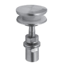 Perno de araña grande Diam. 57 mm. Perforacion en vidrio de 37 mm. BRILLANTE 304