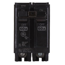 Breaker eléctrico 60 amperios de 2 polos, 120/240 V. General Electric (GE)