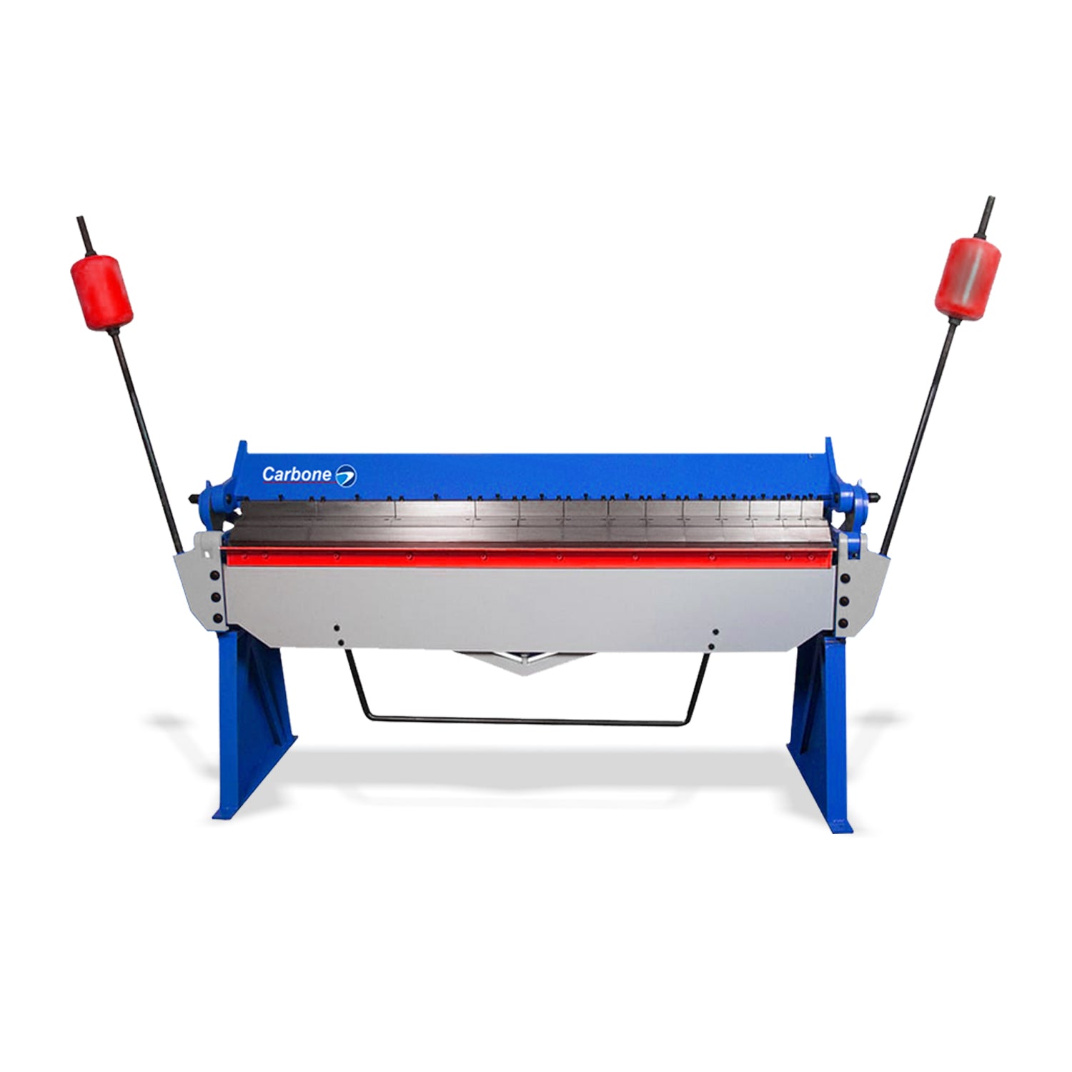 Dobladora de laminas manual de muelas largo 2.54 mt/8 pies para acero al carbon 2.5 mm/#12 angulo de 0-135°