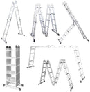 Escalera Multiposicion 4 X 3 de aluminio.