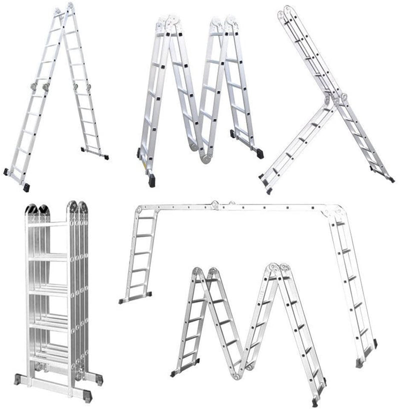 Escalera Multiposicion 4 X 3 de aluminio.