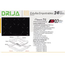 Estufa empotrable eléctrica Alemania 76 Professionale