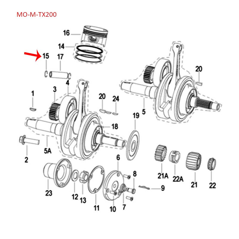 Anillo de seguridad (RKG150 / TX200)
