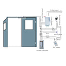 Transformador y caja de cableado para sistema de control de acceso 2 años garantia