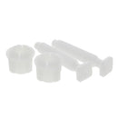 Tapa de asiento redondo para inodoro. Color blanco