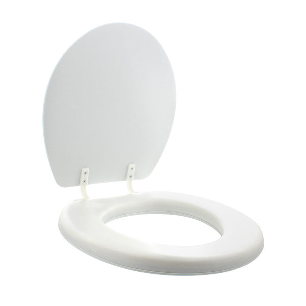 Tapa de asiento redondo para inodoro. Color blanco