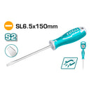 Destornillador de paleta. SL 6.5mm. Diametro: 6mm Largo 150mm.