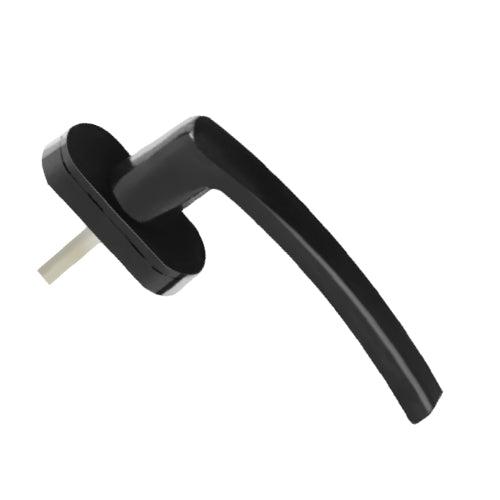 Manilla operador multipunto CM75. Cuadrillo de 7x7 mm. Funciona izquierda/derecha. Acabado color neg