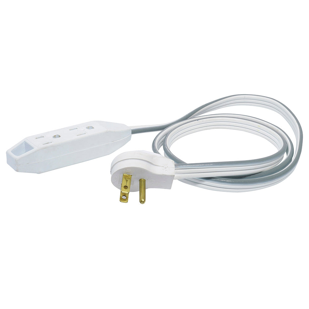 Extension electrica plana aterrada 3m Surtek