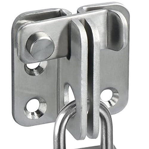 Cerradura para puertas y armarios, acero inoxidable.