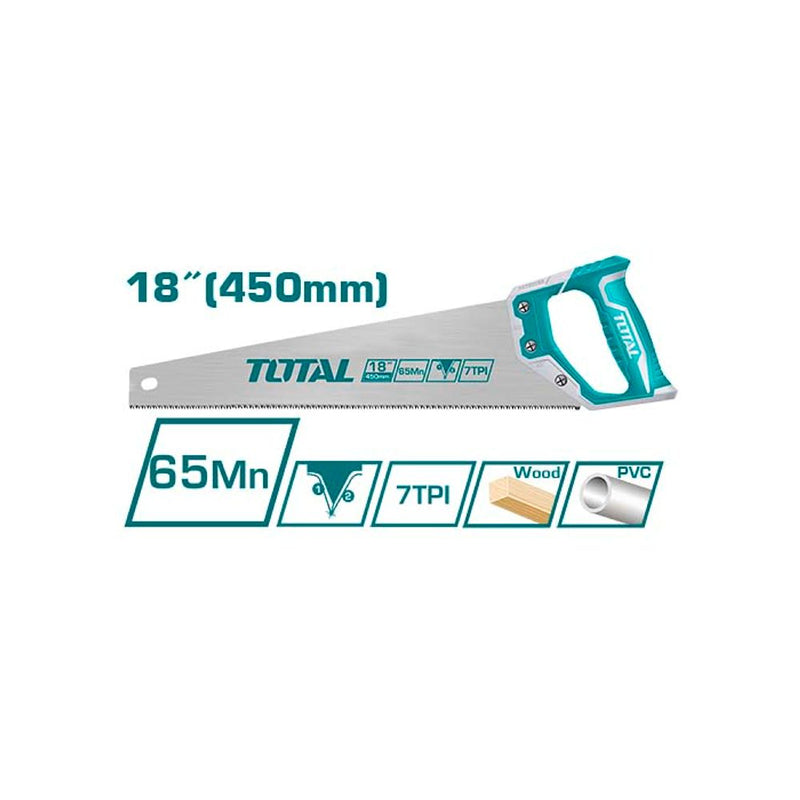 Serrucho de Mano de 18 ''/ 450 mm