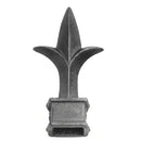 Punta de lanza de hierro colado, Para barras de 3/4", Agujero cuadrado 20 x 20mm