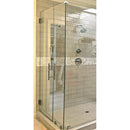 Union de vidrios a 90 grados sin perforacion.