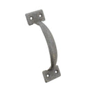 Tirador heavy duty de 6-1/2" galvanizado para puertas