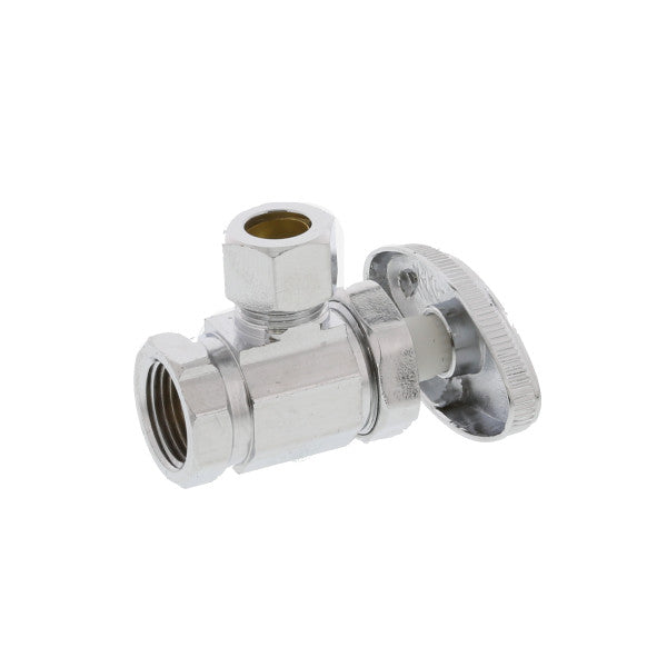 Llave de ángulo de 3/8" x 3/8" compress