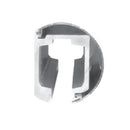 Riel para rodachines TD-8600A-2/C-1/A-1. Longitud 3m.Aluminio.C/cobertor circular en aluminio