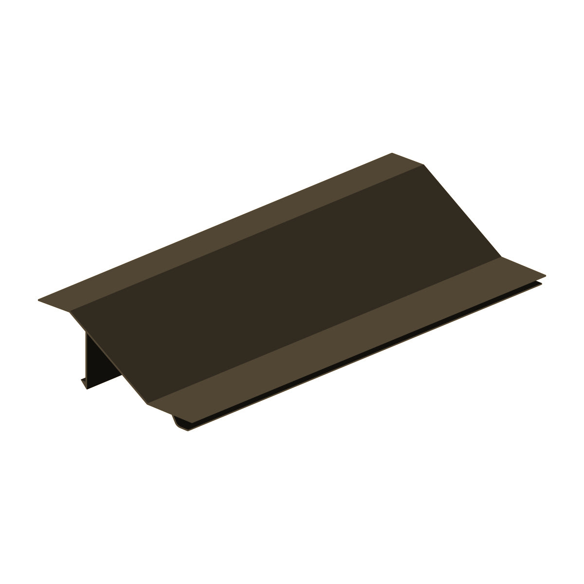 Lama de Louver en foma de Z para clipar en marco U127. Ancho 4" x 35 mm. Espesor 1.0 mm. L = 5.85 m