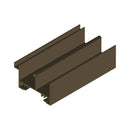 Marco Superior Ventana VC mosquitero. Espesor 1.27 mm Largo 5.85 mts. Acabado Anodo Bronce VC124