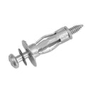 15/pza Taco pared hueca 4x38mm con tornillo 4.0 x 44 mm. Galvanizado