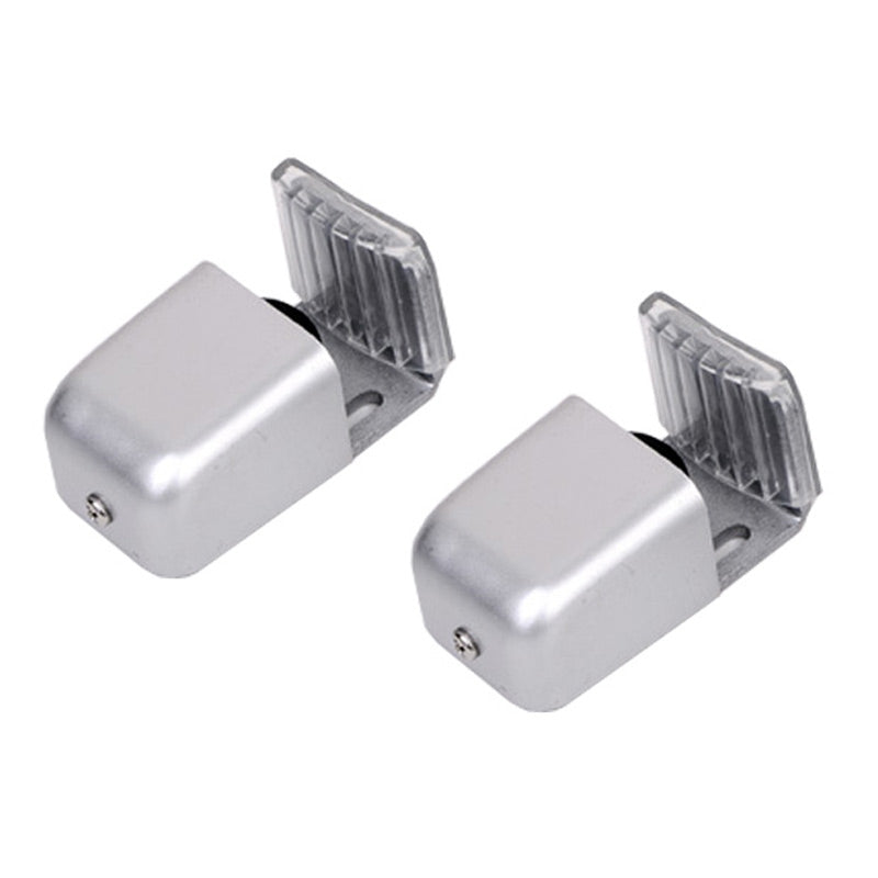 Par de Guias para puertas automaticas ajustable desde 8 a 40 mm Para puertas de vidrio o de perfiles