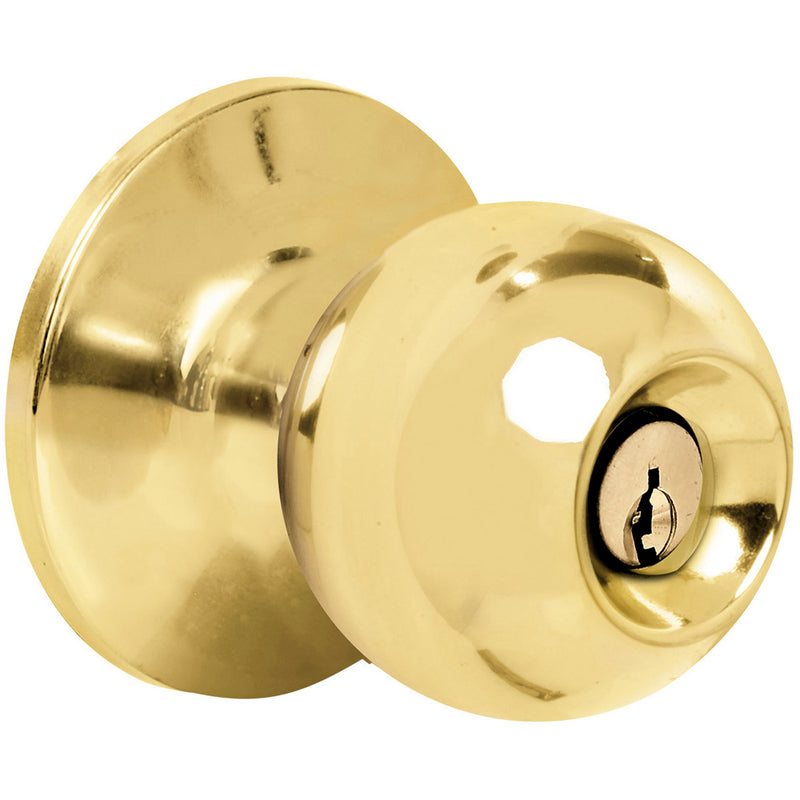 Prolok Pomo cilíndrico bola recamara latón brillante