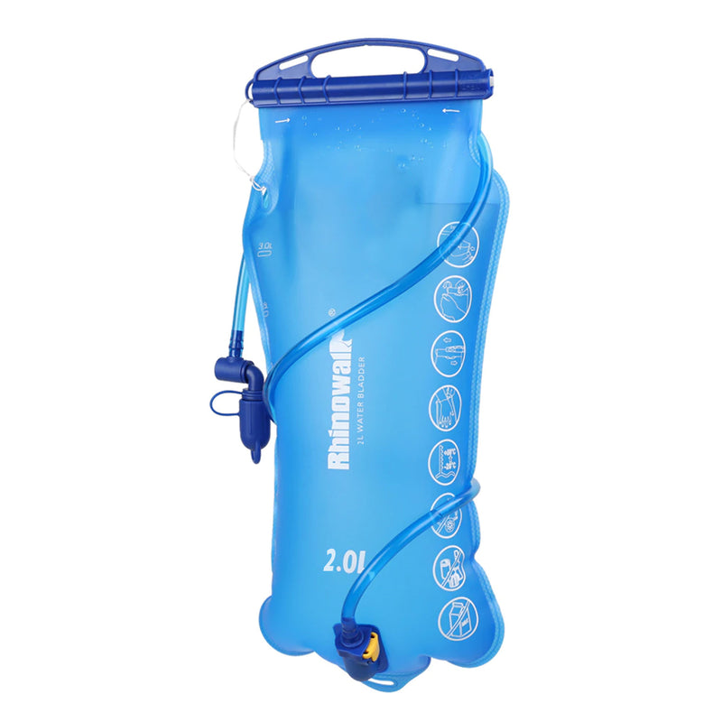 Vejiga 2L para agua potable con manguera de conexión rápida. Rhinowalk