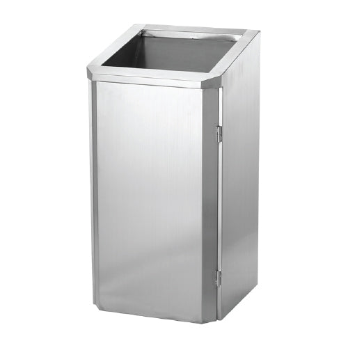 Tinaco de basura Inoxidable: 400x400x800H mm.