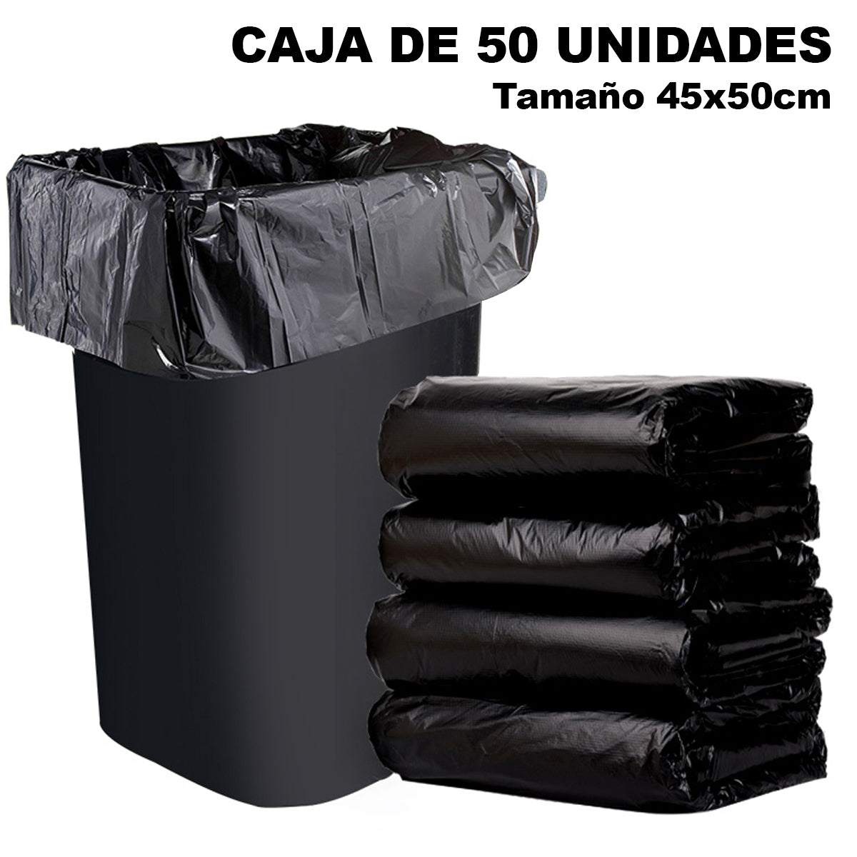 (Paquete 50 unid) Bolsas de basura