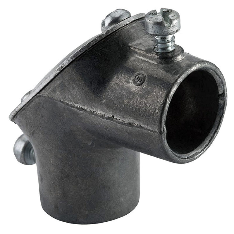 Conector de 90 Grados Tuberia EMT-Tuberia EMT.  Material Zinc. Certificado UL-E480010.