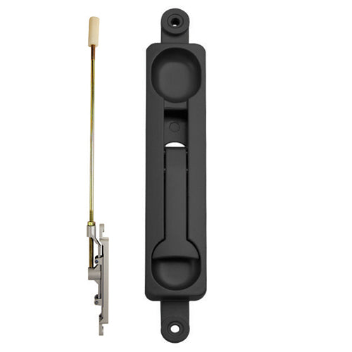 Picaporte de embutir de 1/4" offset.  Acabado Negro.