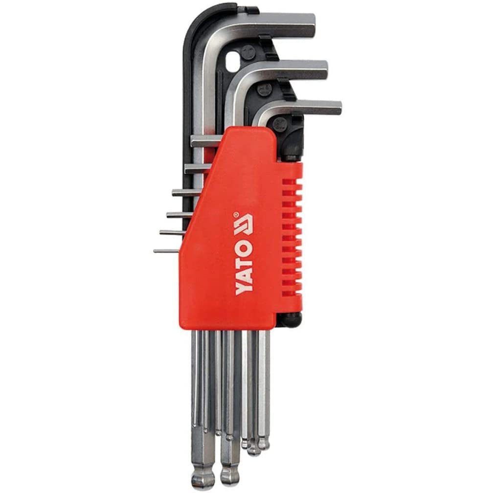 Llave Hexagonal Con Punta Redonda (9 Piezas 2 - 10 Mm)