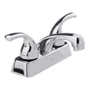 Llave mezcladora 4" para lavamanos con cubierta y manerales de palanca