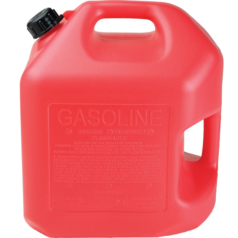 Tanque gasolina recipiente de 5 galones. Incluye boquilla