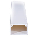 Moldura canaleta Plástica con Adhesivo. Medida de 20X10mm x 3 m. Color Blanco.