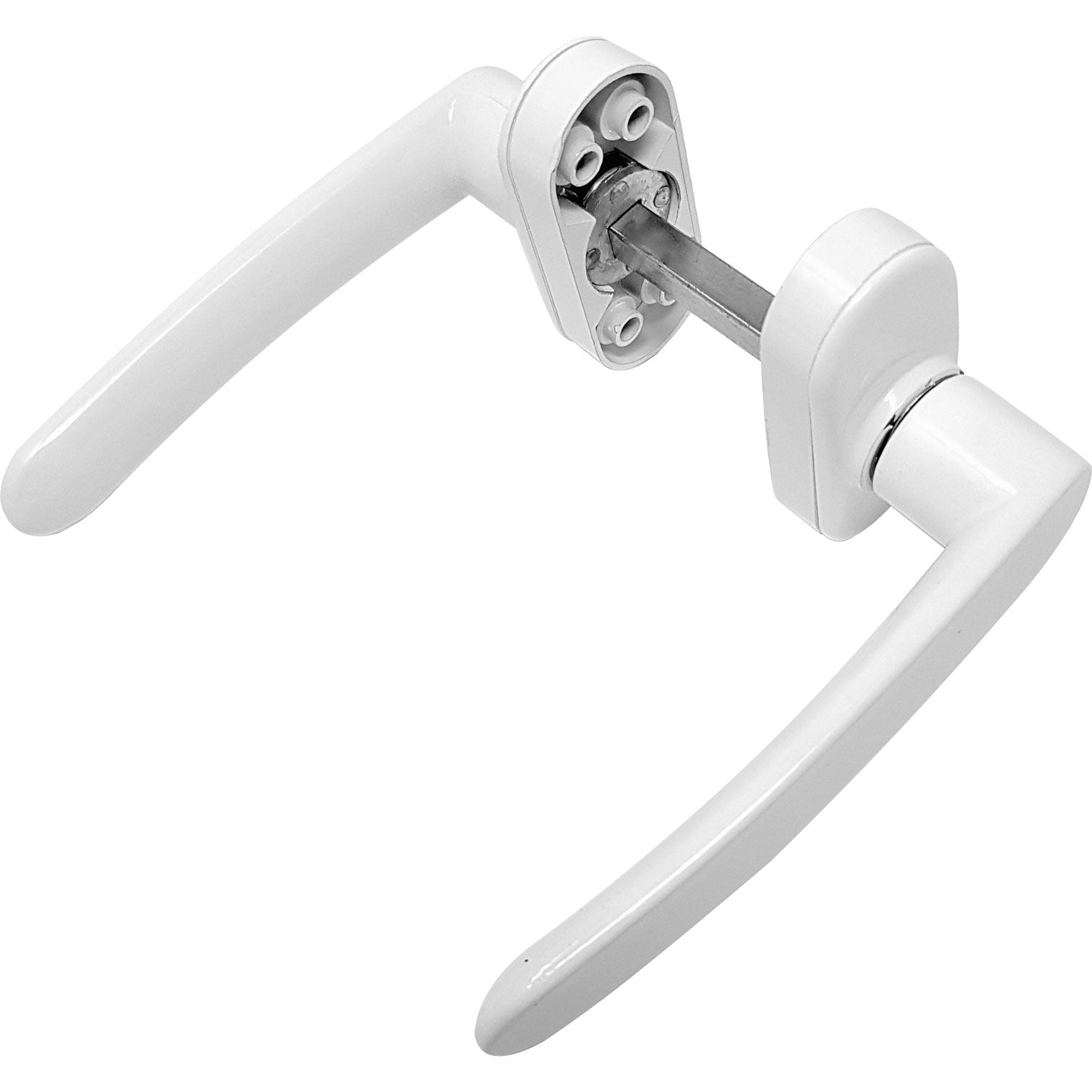 Manilla NEO operador de cerradura de puerta. Incluye cuadrillo de 8x8 mm y la tornilleria.